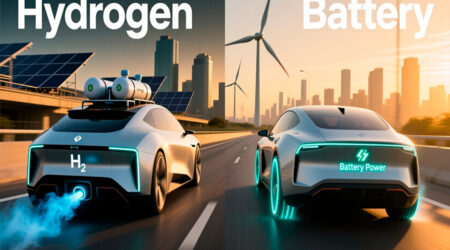 Водород против батарей